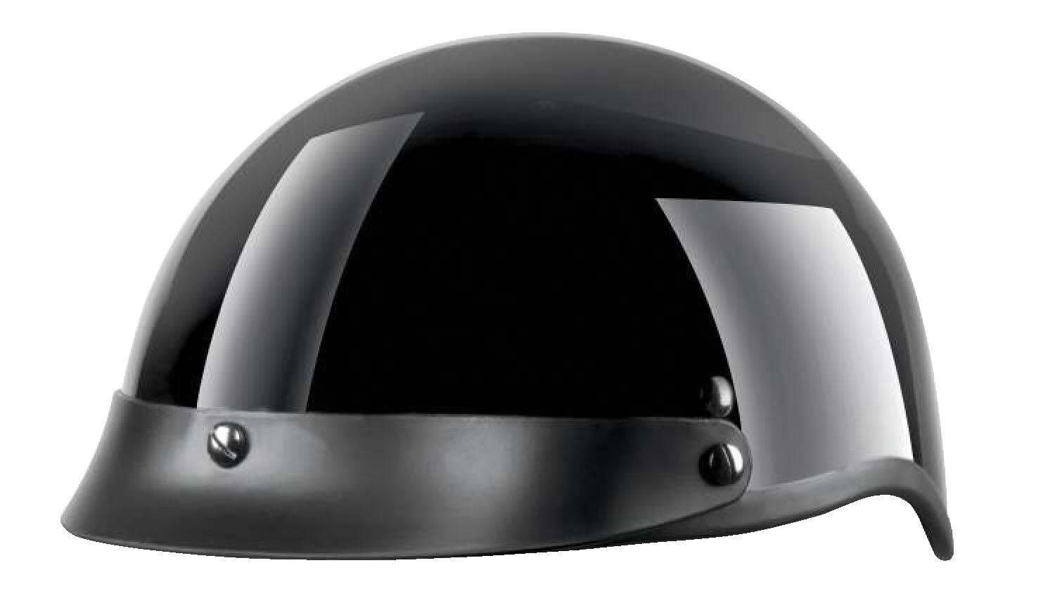 VCAN Shorty Classic Half-Shell Cruiser Helmet, Lightweight, Black, Assorted Sizes