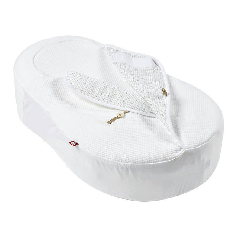 COCOONABABY - Couverture ouatinée pour matelas bébé blanc