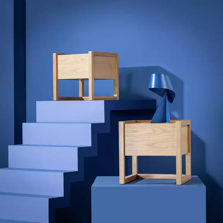 Habitat 60 Hana 1 Drawer Set of 2 Bedside Table- Oak