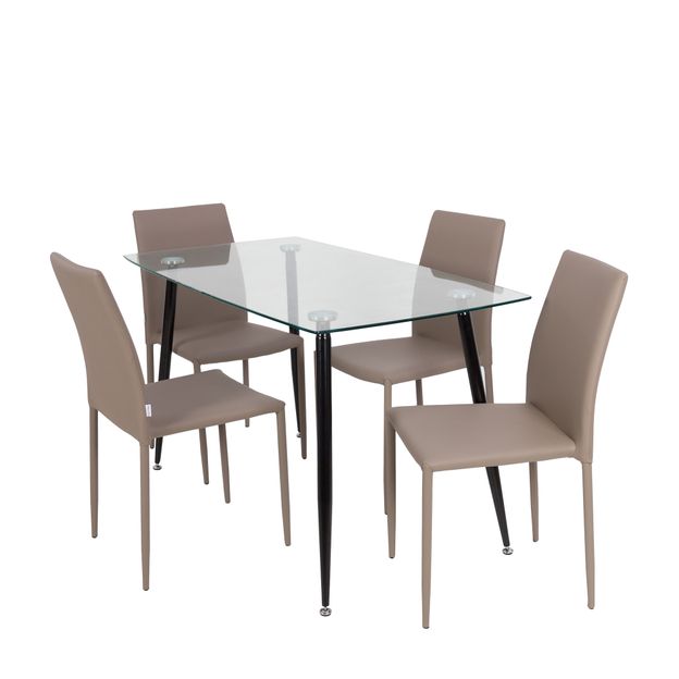 CONJUNTO DE MESA COM 4 CADEIRAS PASTY