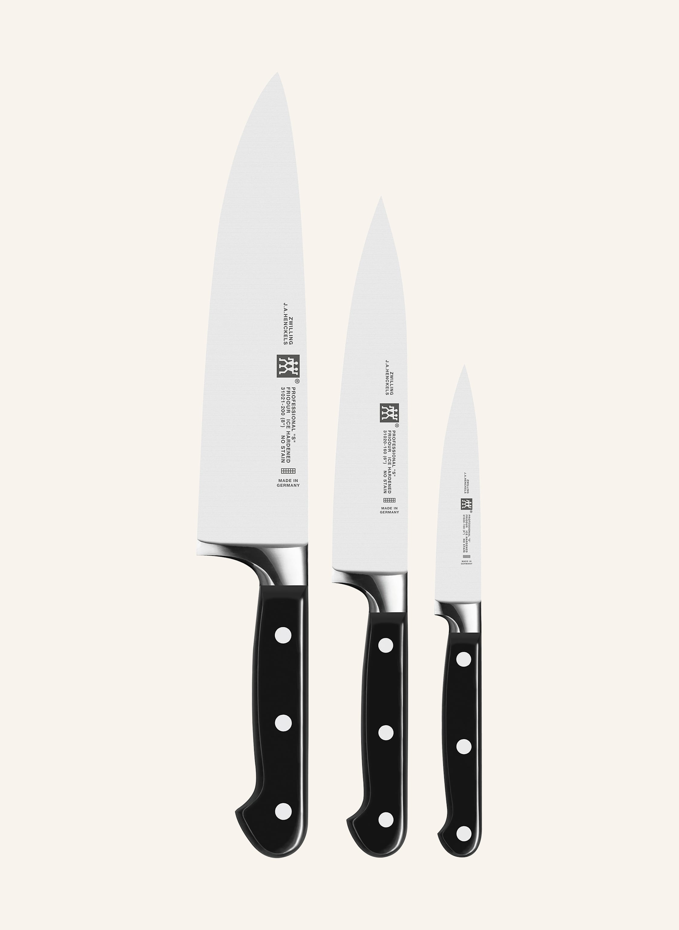 ZWILLING 3-tlg. Messer-Set PROFESSIONAL S