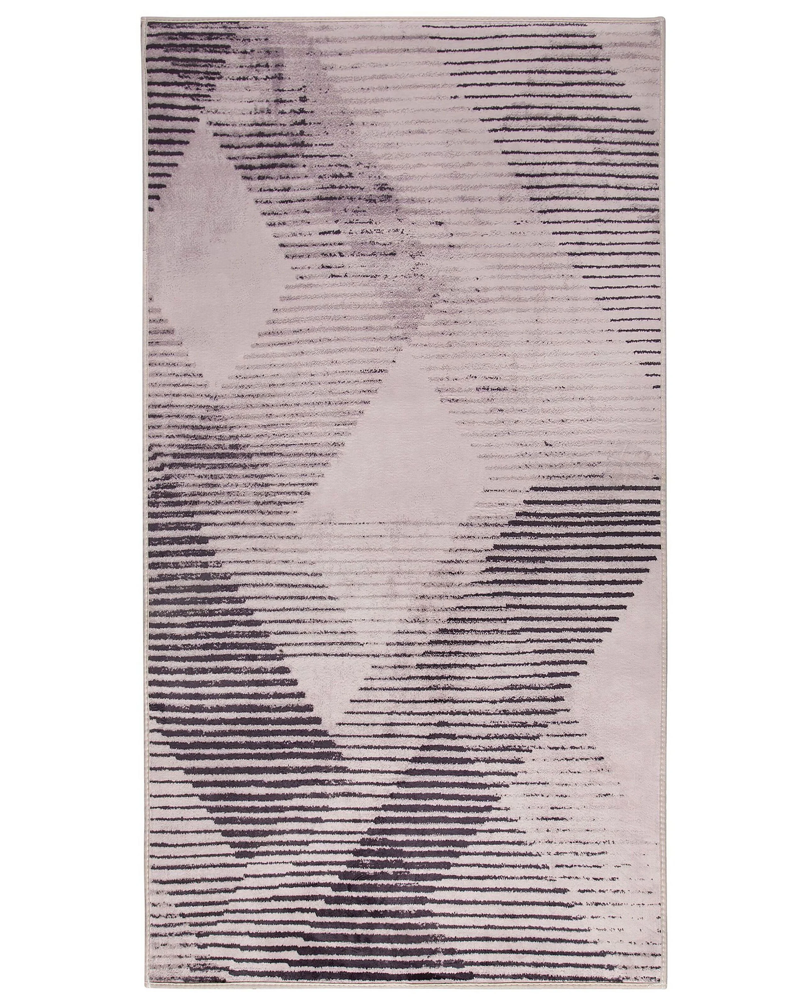 Dywan poliestrowy 80x150 cm różowy