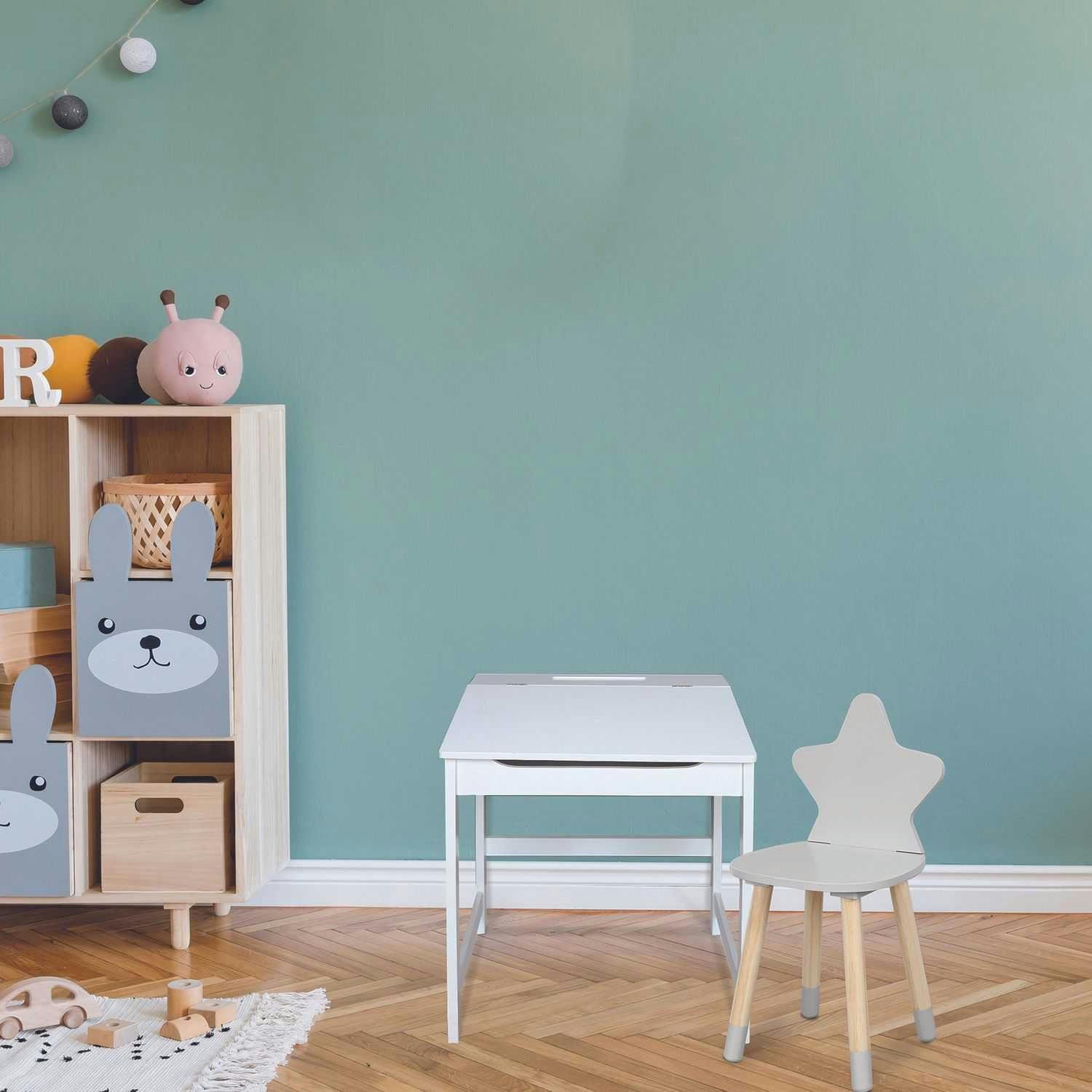 CHARLIE - Bureau pupitre pour enfant blanc