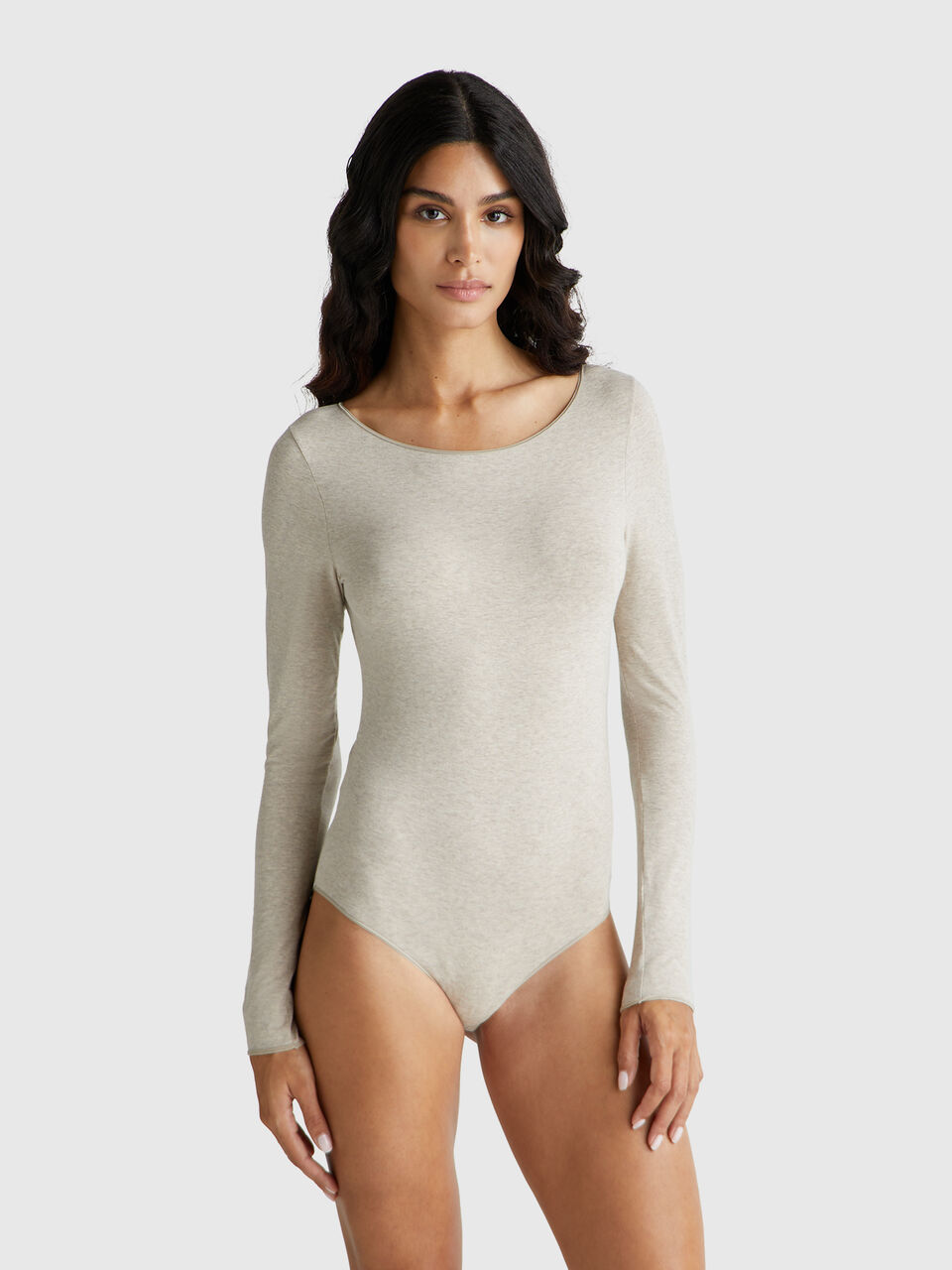 Long sleeve super stretch bodysuit