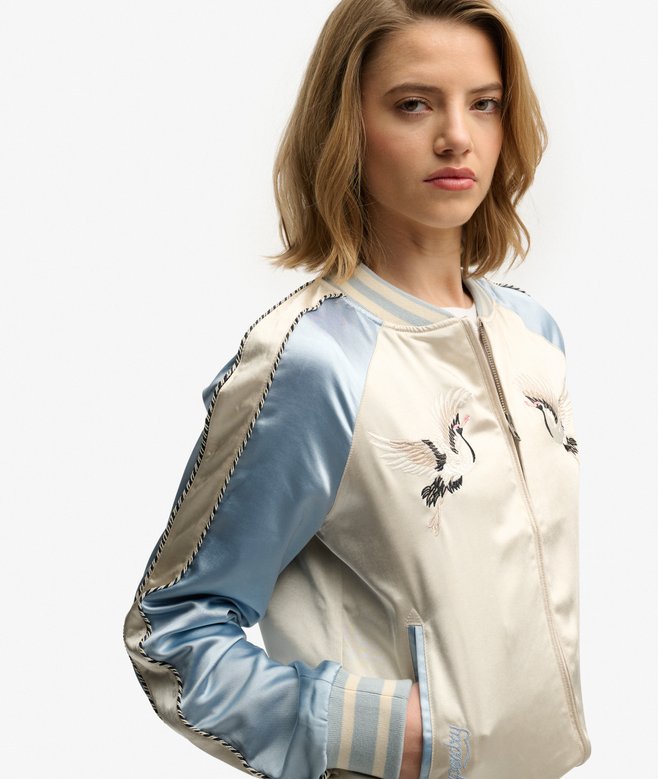 Suikajan Embroidered Bomber Jacket