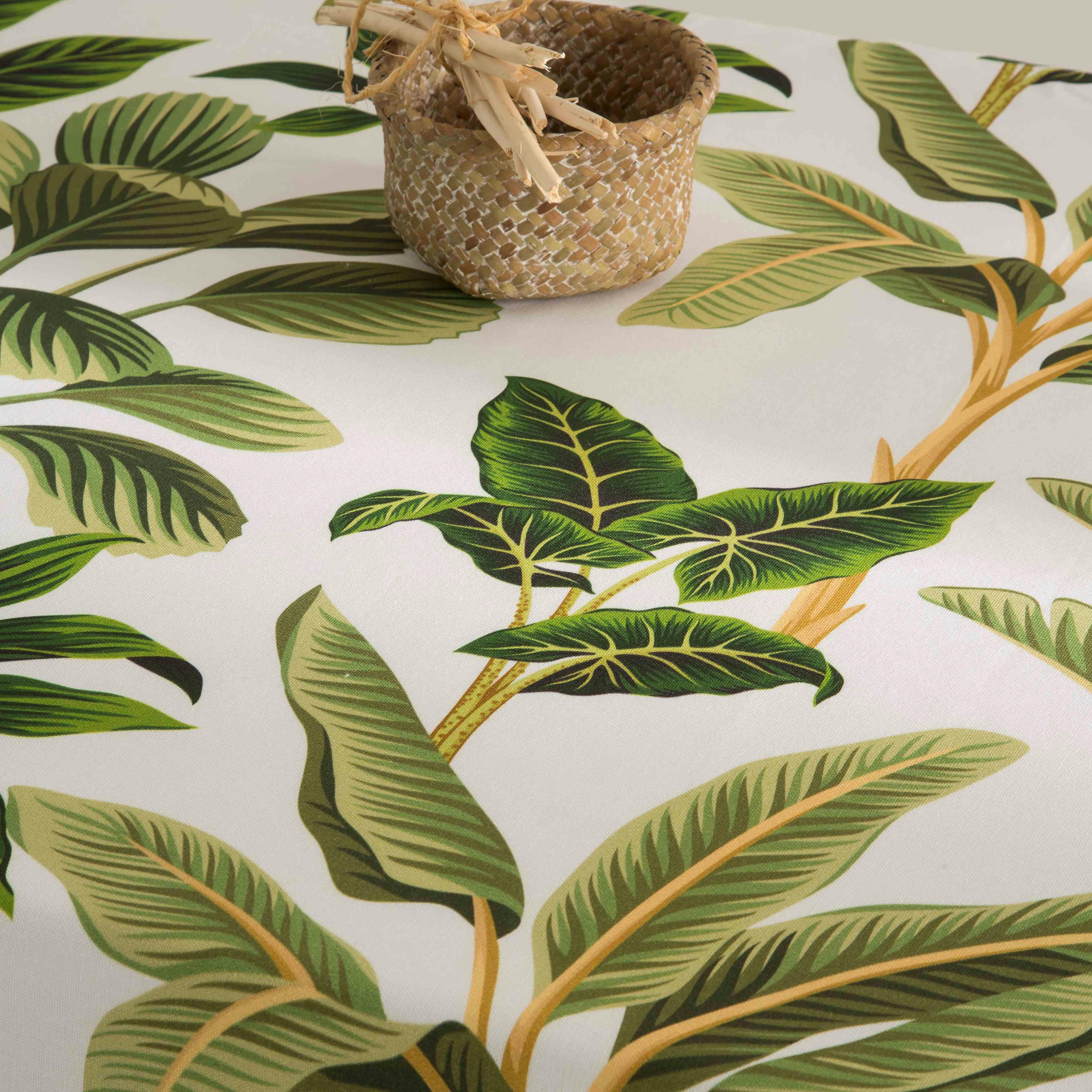 VERDICA - Nappe imprimée multicolore avec traitement anti-taches coton 140x100cm