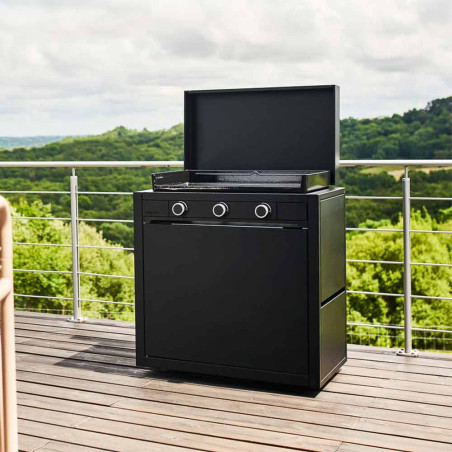 Couvercle acier noir plancha Modern 75 - Forge Adour