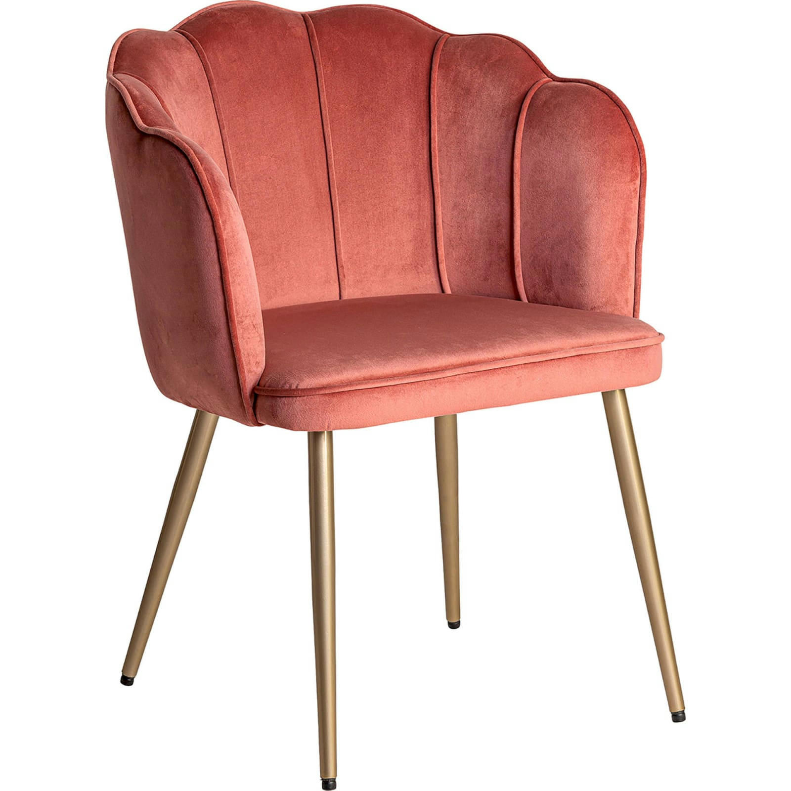 THOU - Fauteuil Velours Rose