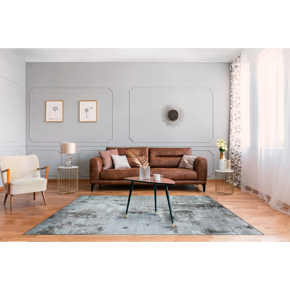 Teppich »Lago«, 80x150 cm anthrazit-grau