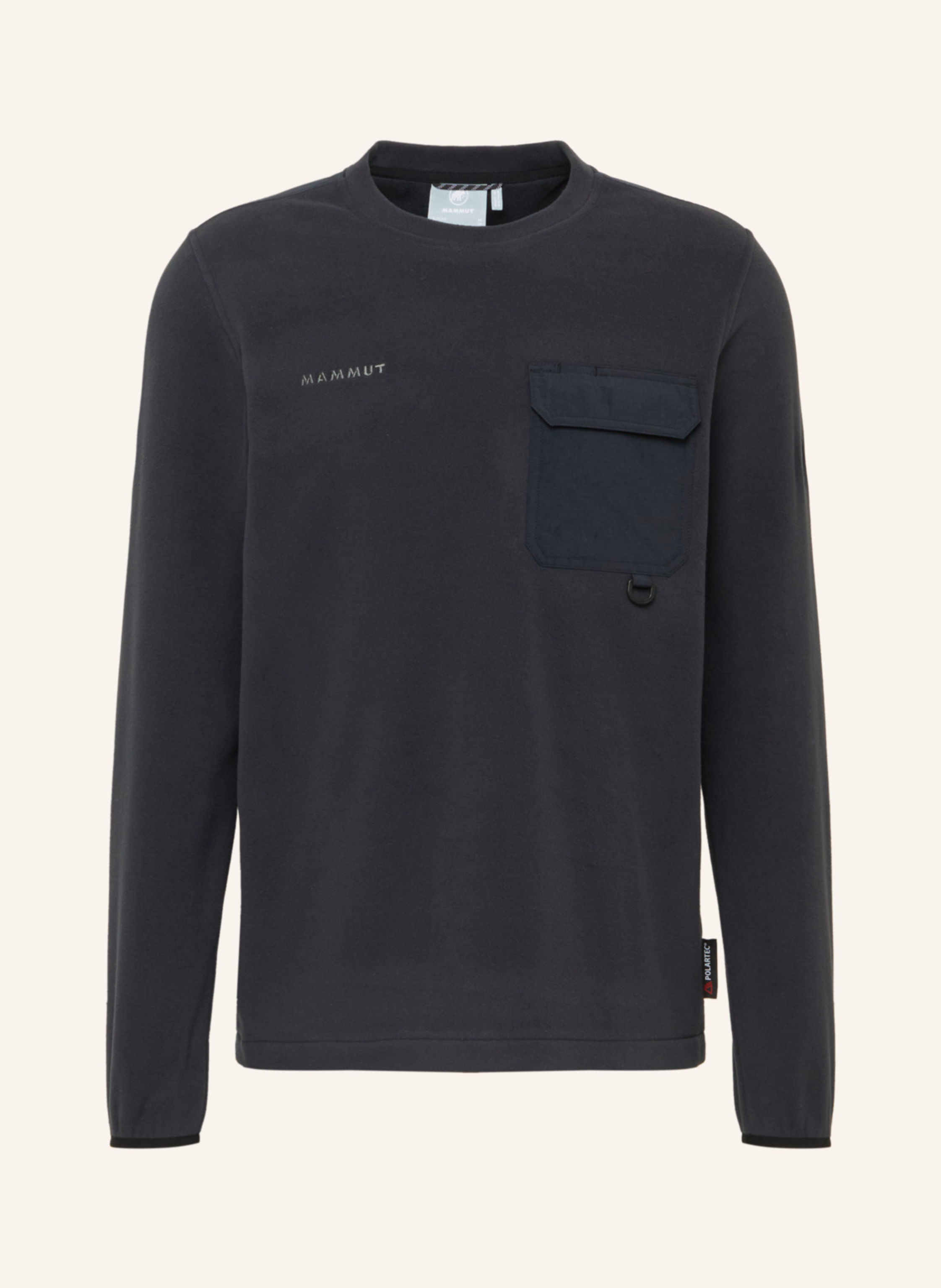 MAMMUT Midlayer-Pullover MOONSTONE LIGHT ML HYBRID CREW NECK