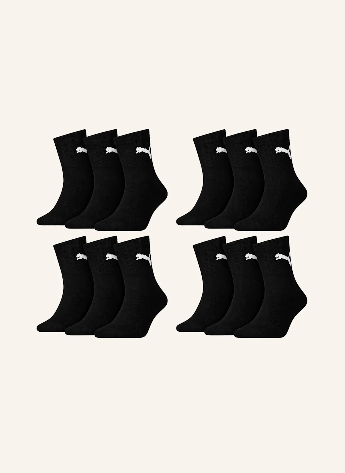 PUMA Sportsocken SHORT CREW 12-PACK