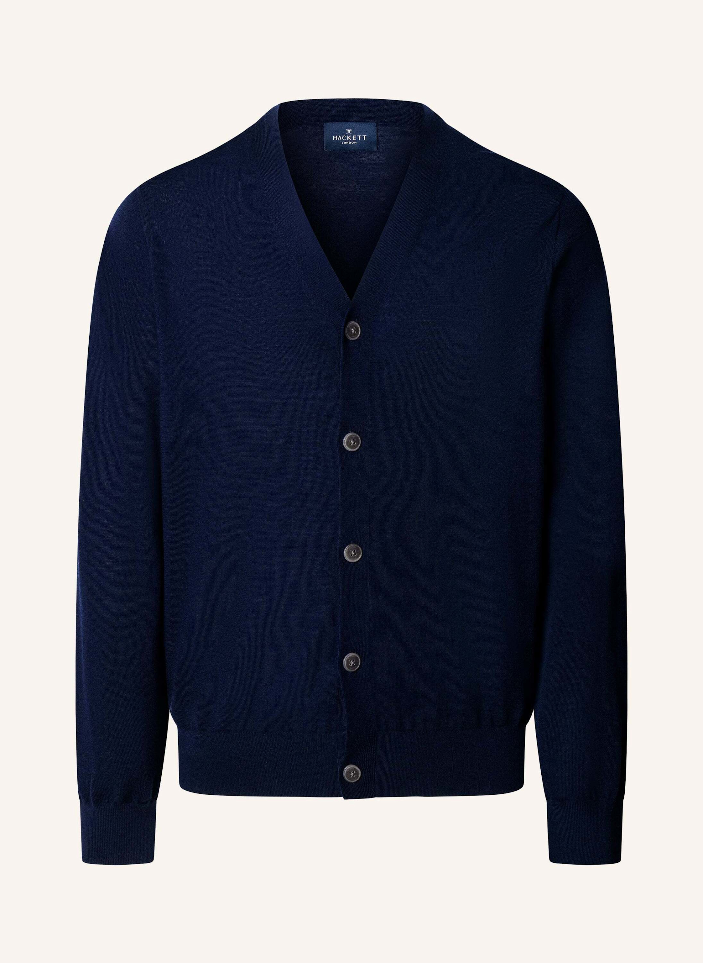 HACKETT LONDON Strickjacken Cardigan ESS MERINO CARDIGAN