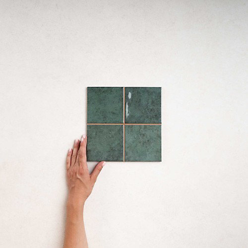 Faïence Effet Zellige CHAOUEN 10x10 Ocean - Les Carreaux de Jean
