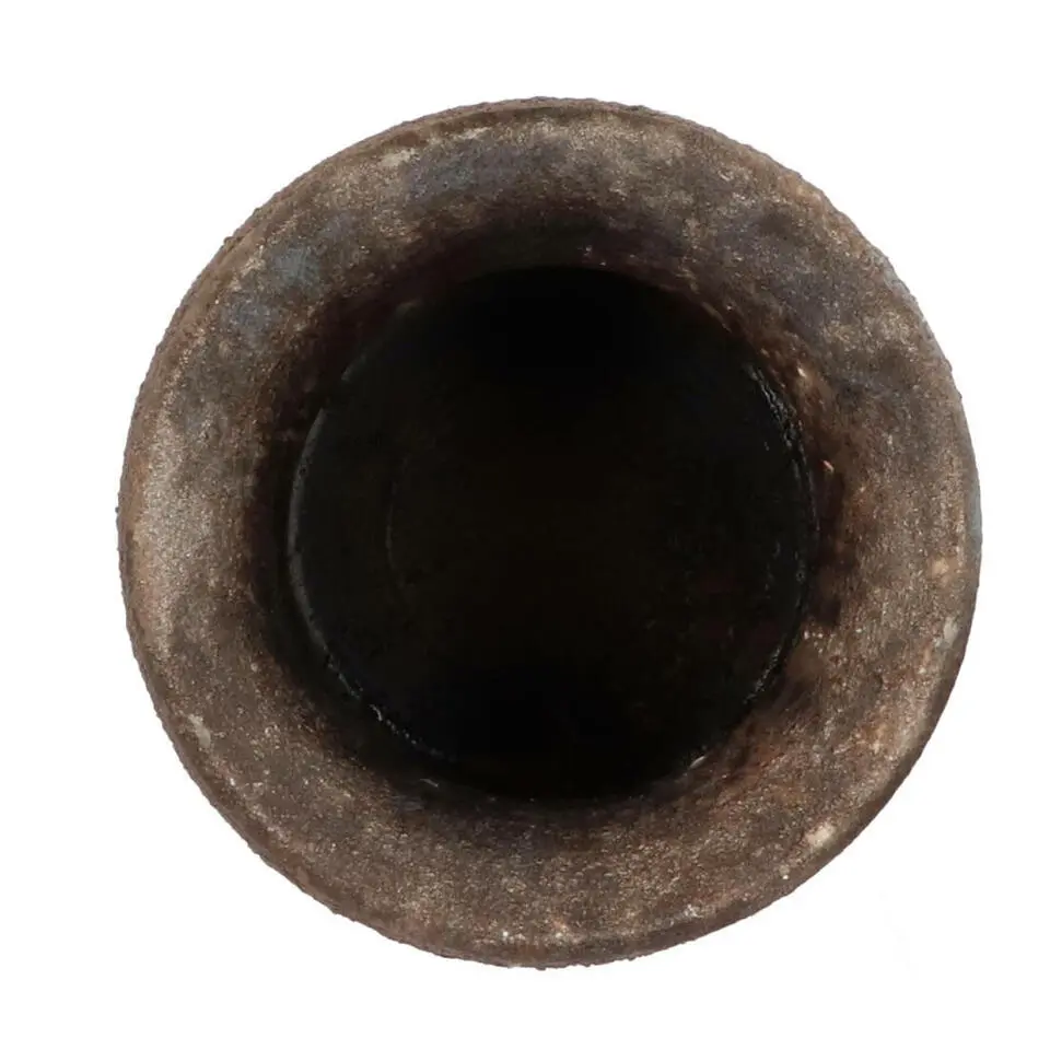 DK Design vaas kruik model Maya - roestbruin - D16 x H30 cm - rustiek