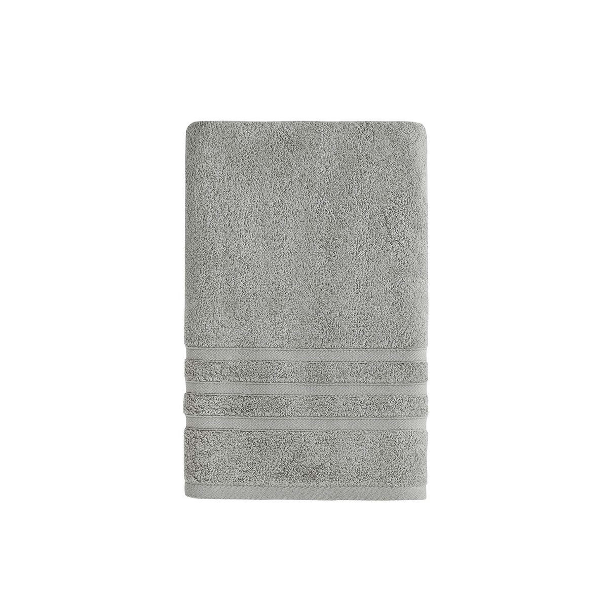 ORGANIKA - Drap de bain en coton bio Gris Perle 70x140 cm