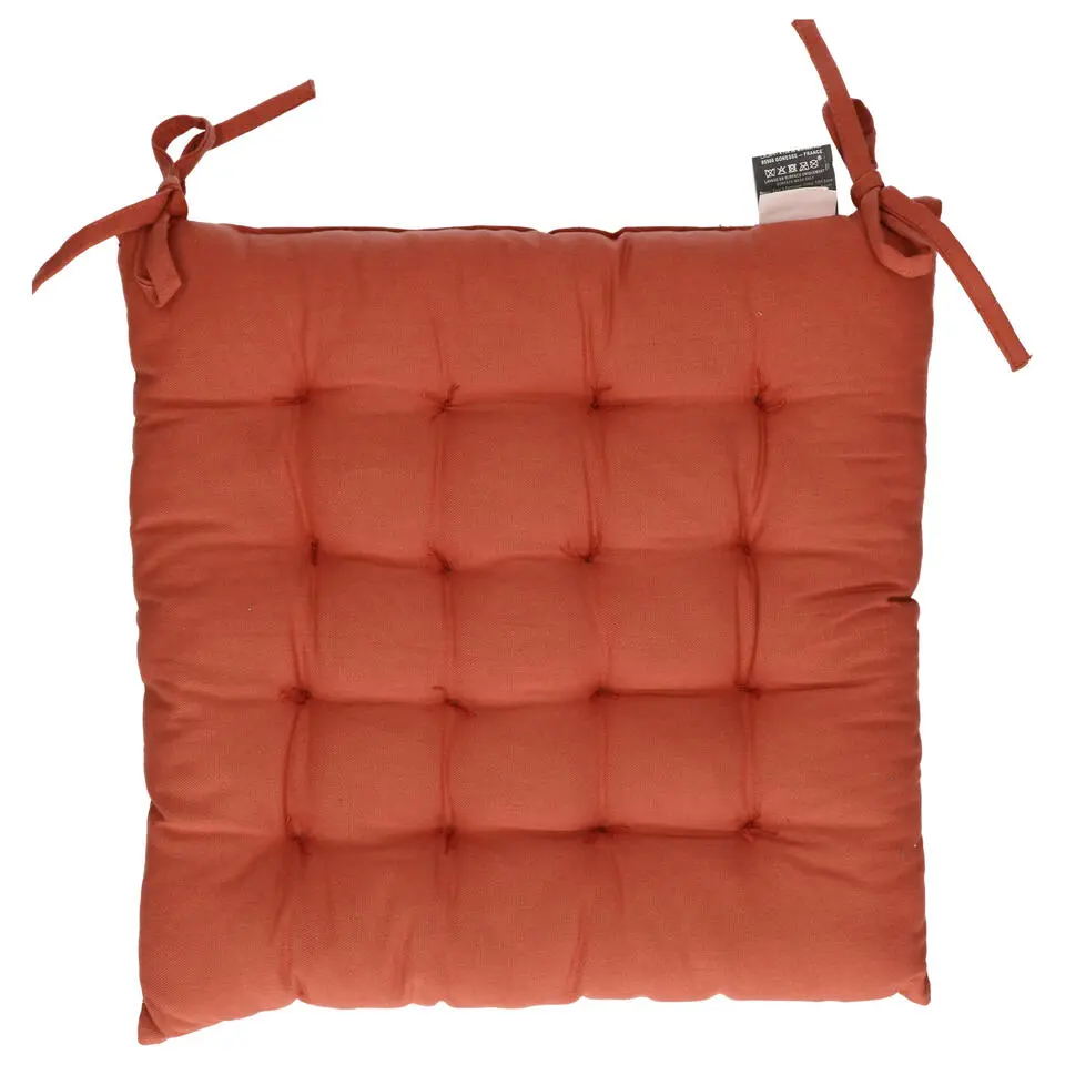 Atmosphera Stoelkussen - terra - katoen - 36 x 36 x 4 cm