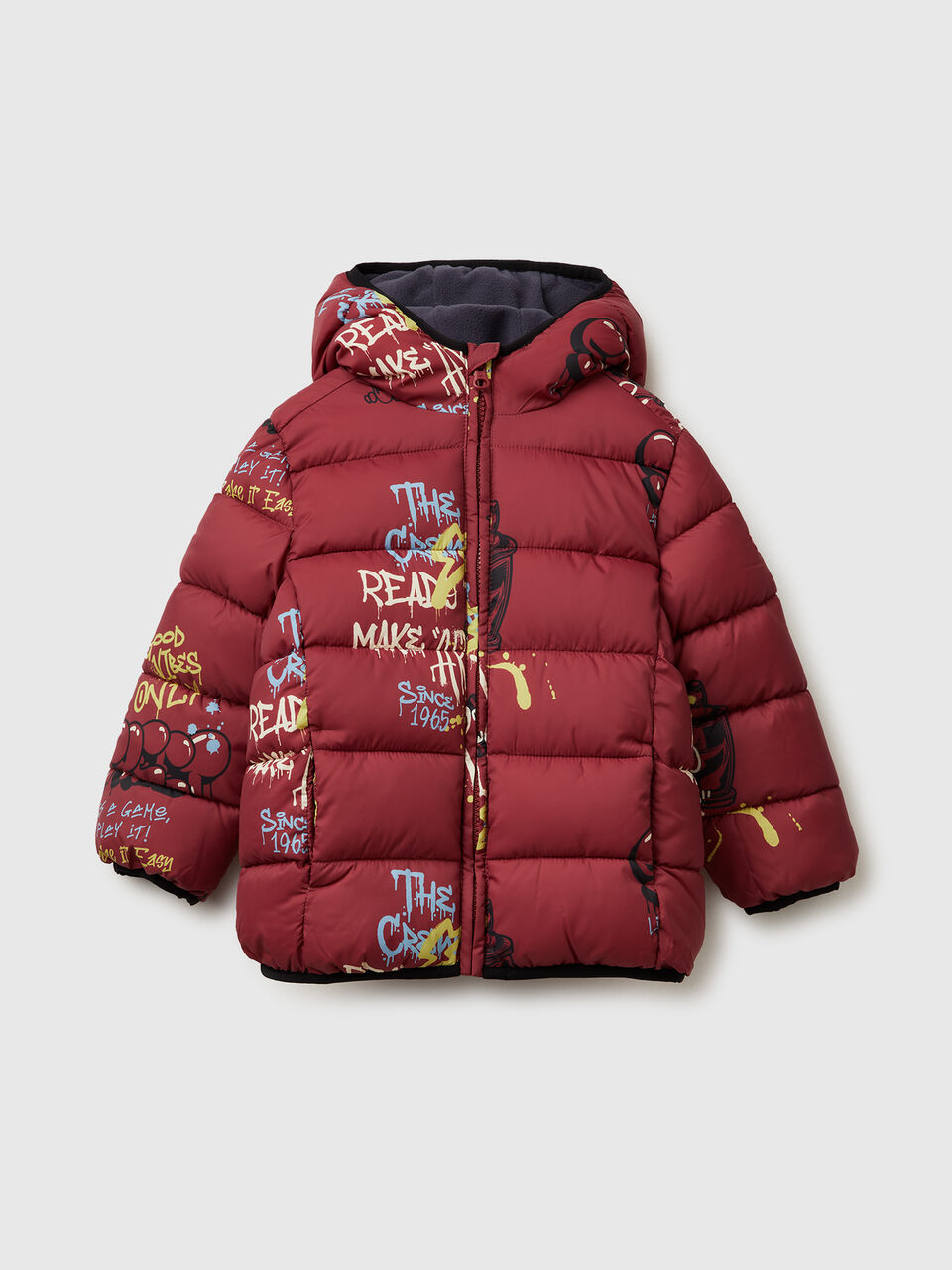 "Rain Defender" patterned jacket
