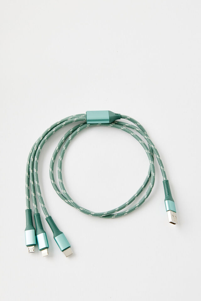 3-In-1 Usb-A Charging Cable