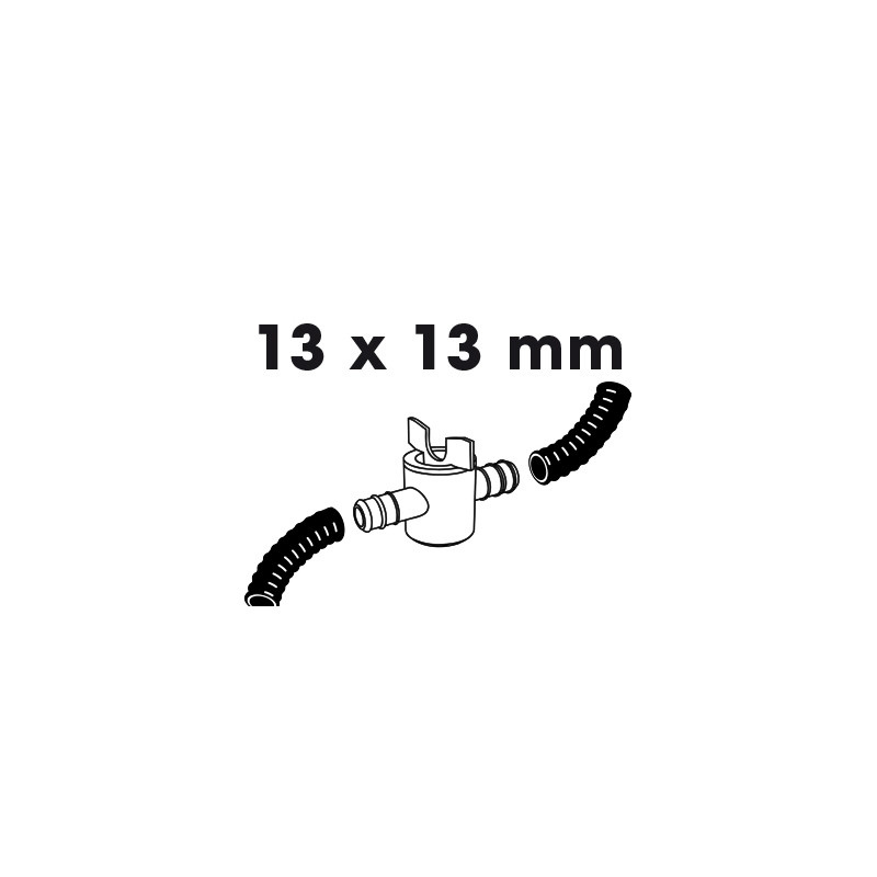 Robinet à embout en caoutchouc Ø 13 mm UBBINK