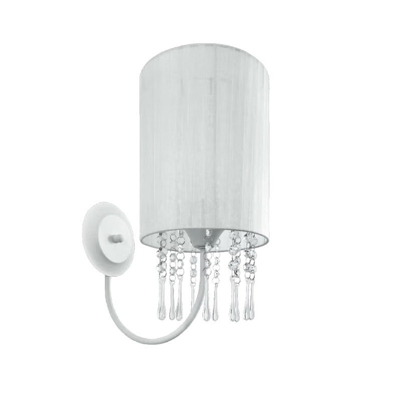 Kinkiet biały WENECJA 1xE27x60W wym:30x18x18cm IP20 Lampex
