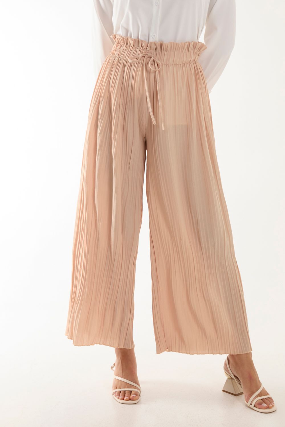 Blue Vanilla Pleated Trousers