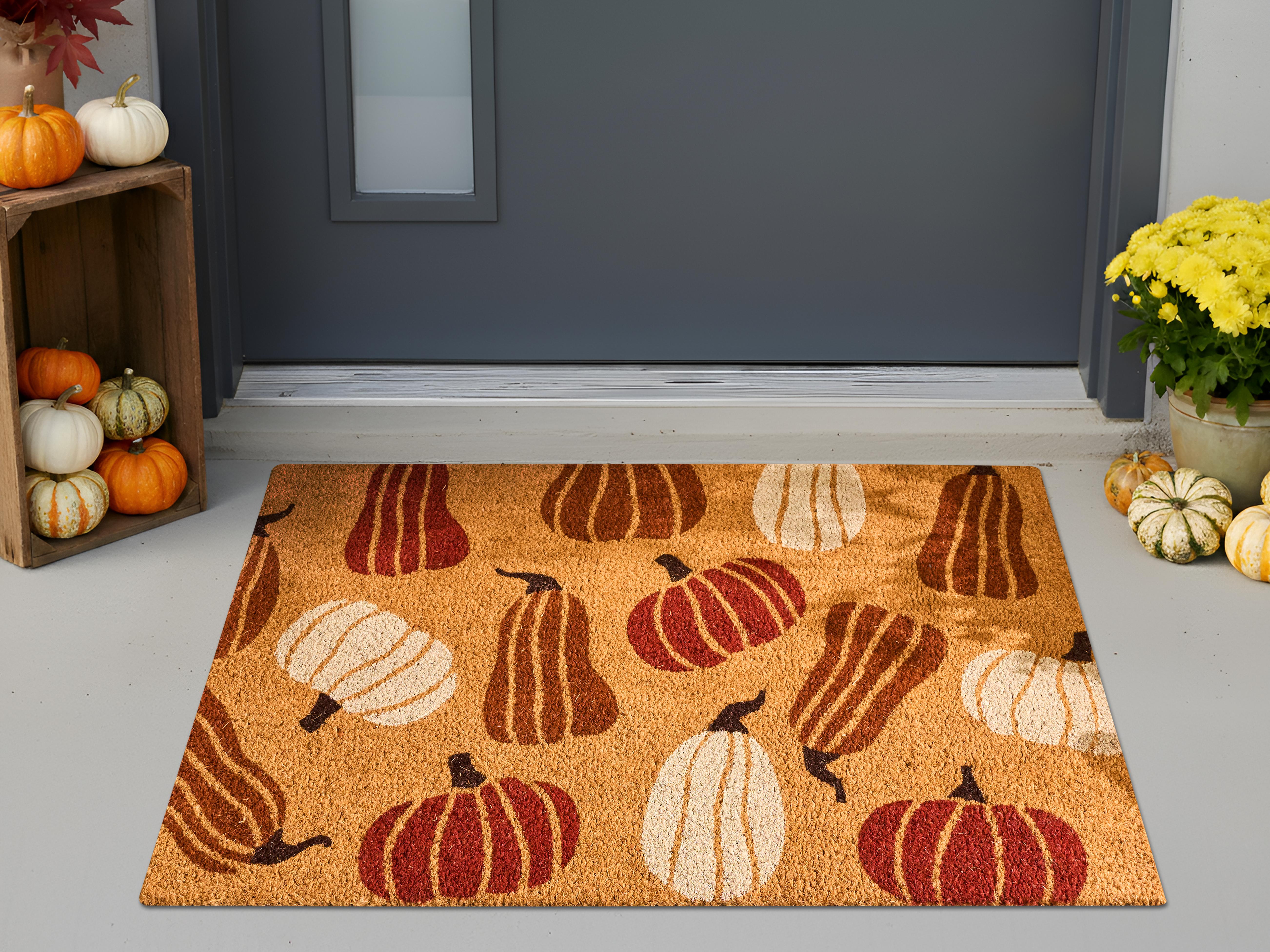 Doormat PANDIN Multicolour 60 x 90 cm Pumpkin Coir