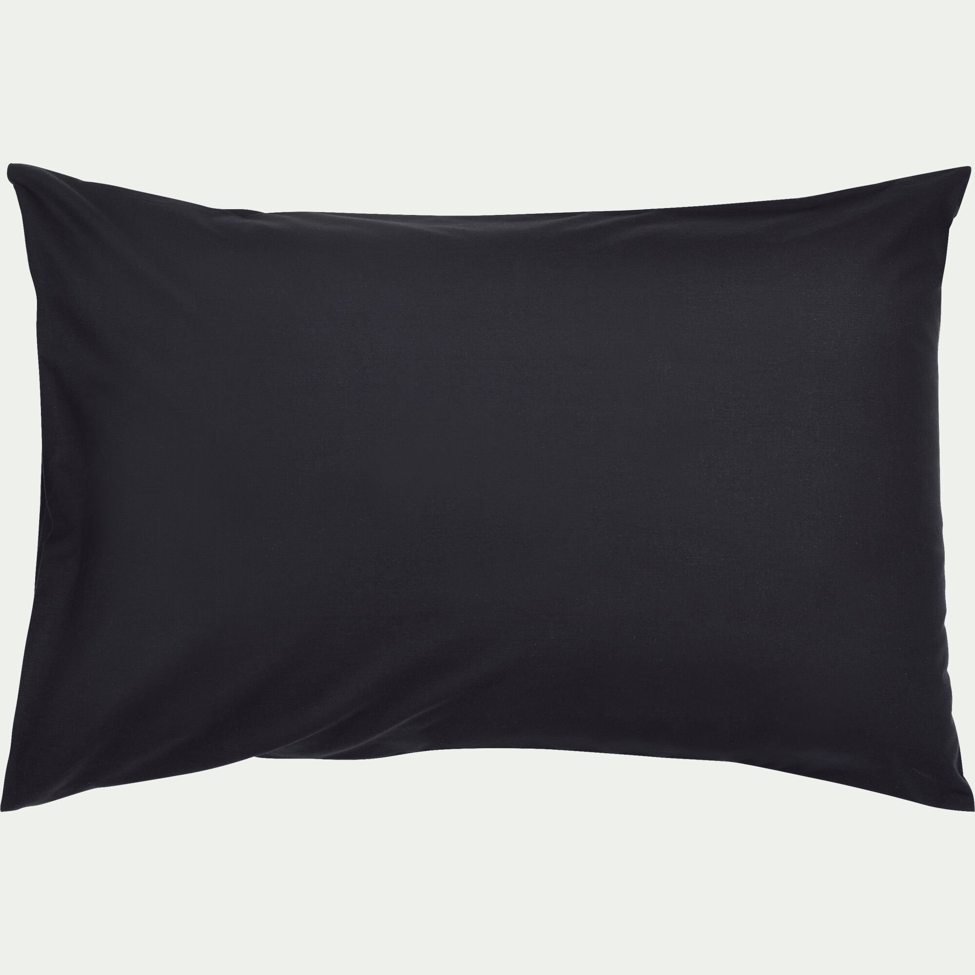 CALANQUES - Lot de 2 taies d'oreiller en coton - gris calabrun 50x70cm