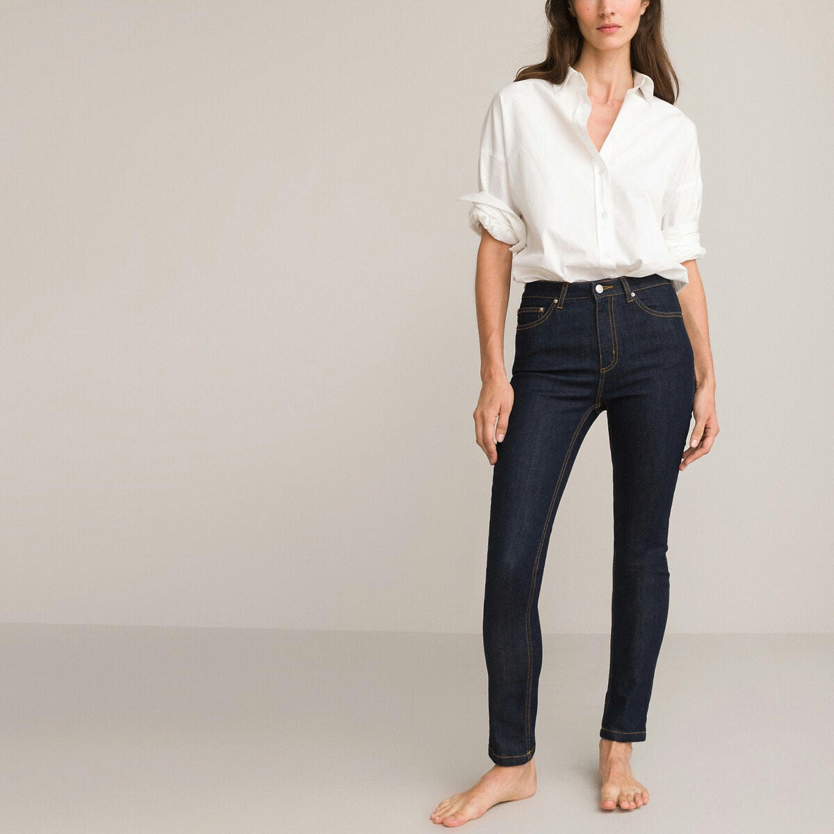 Jean slim, en coton Bio