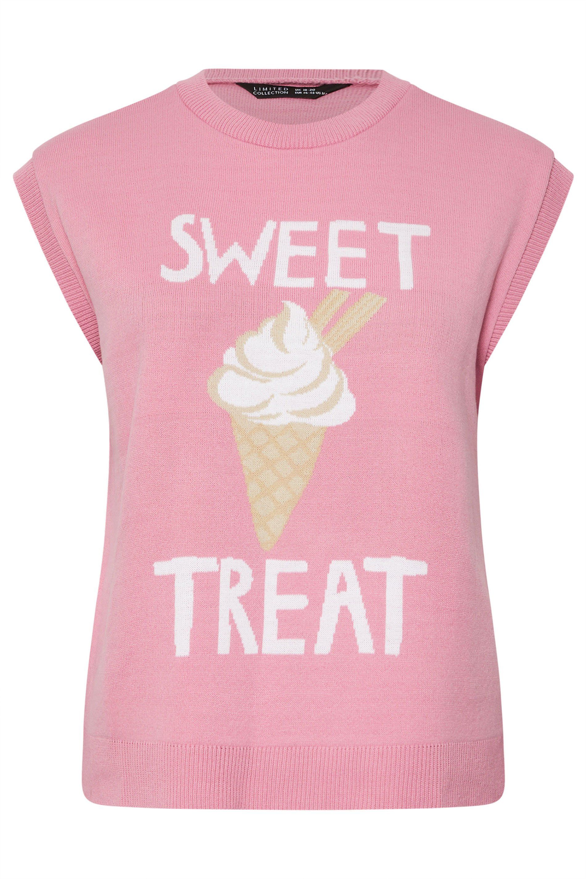 Yours Ice Cream Knitted Vest Top