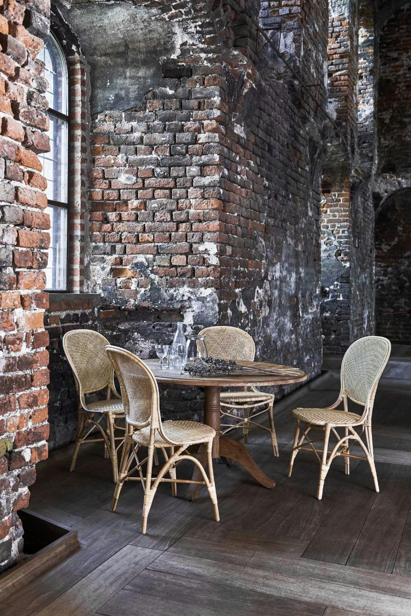 ROSSINI - Chaise repas en rotin Naturel