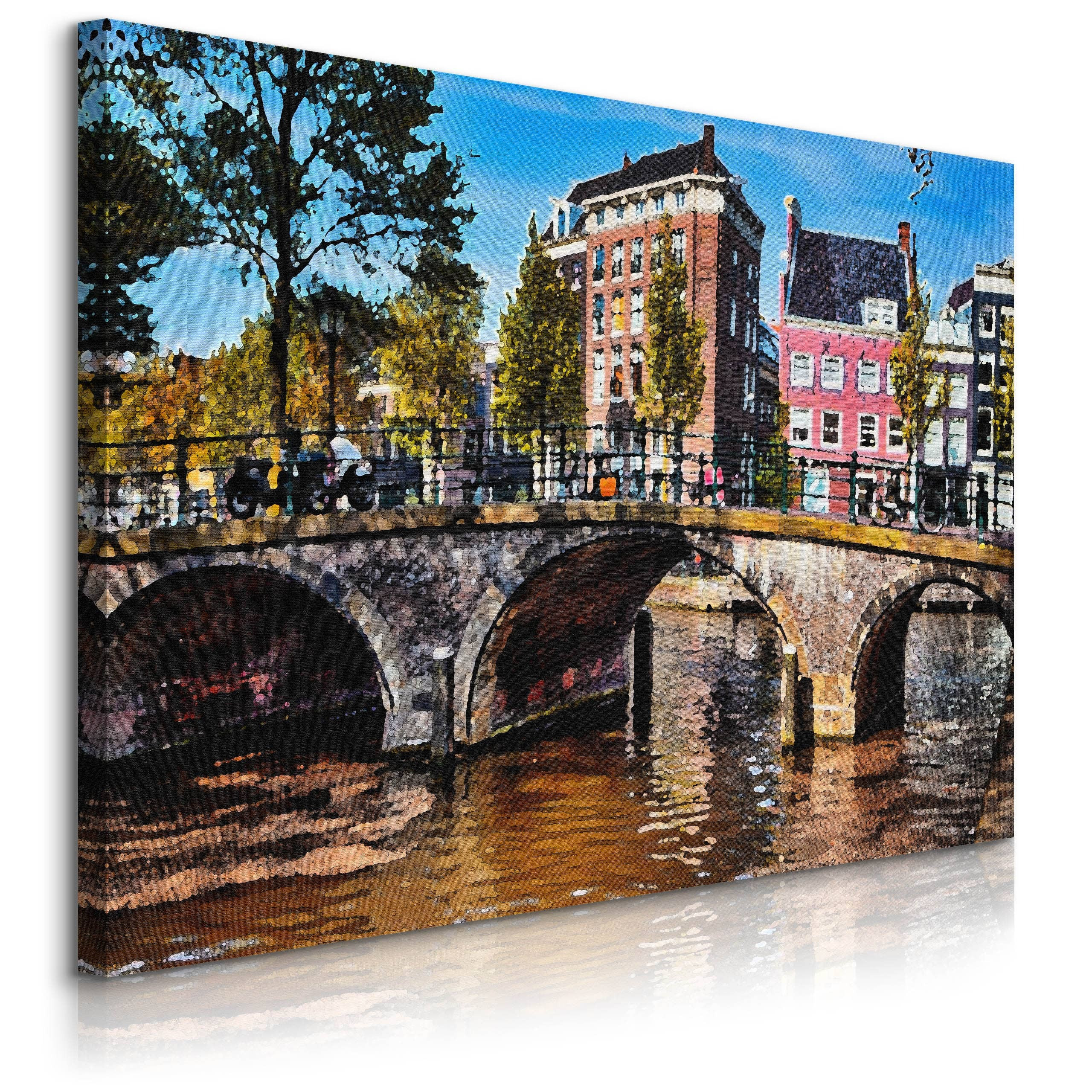 Obraz Abstrakcyjny Amsterdam 30x20cm