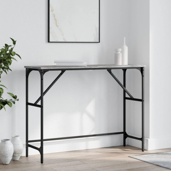 VidaXL Szary 100 x 32 x 75 cm Materiał drewnopochodny