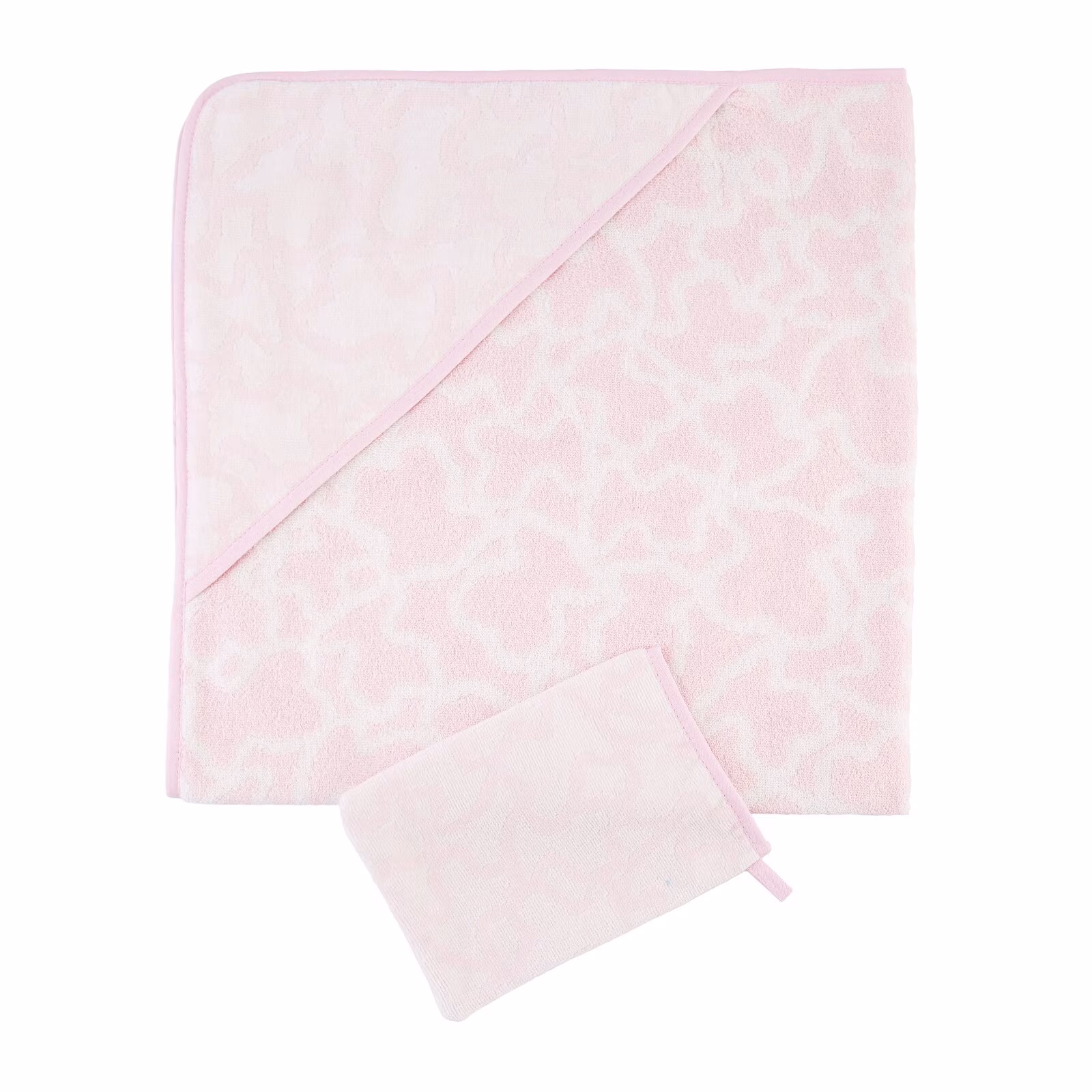 Capa de baño Kaos con Manopla Rosa