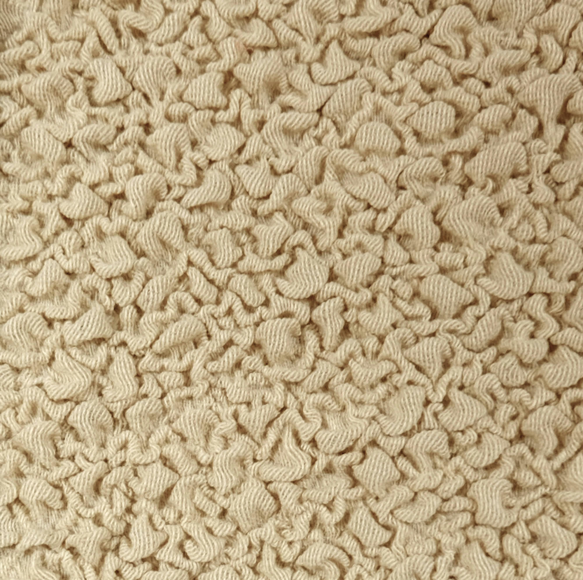 EYSA - Housse de canapé 2 places extensible beige 140 - 200 cm