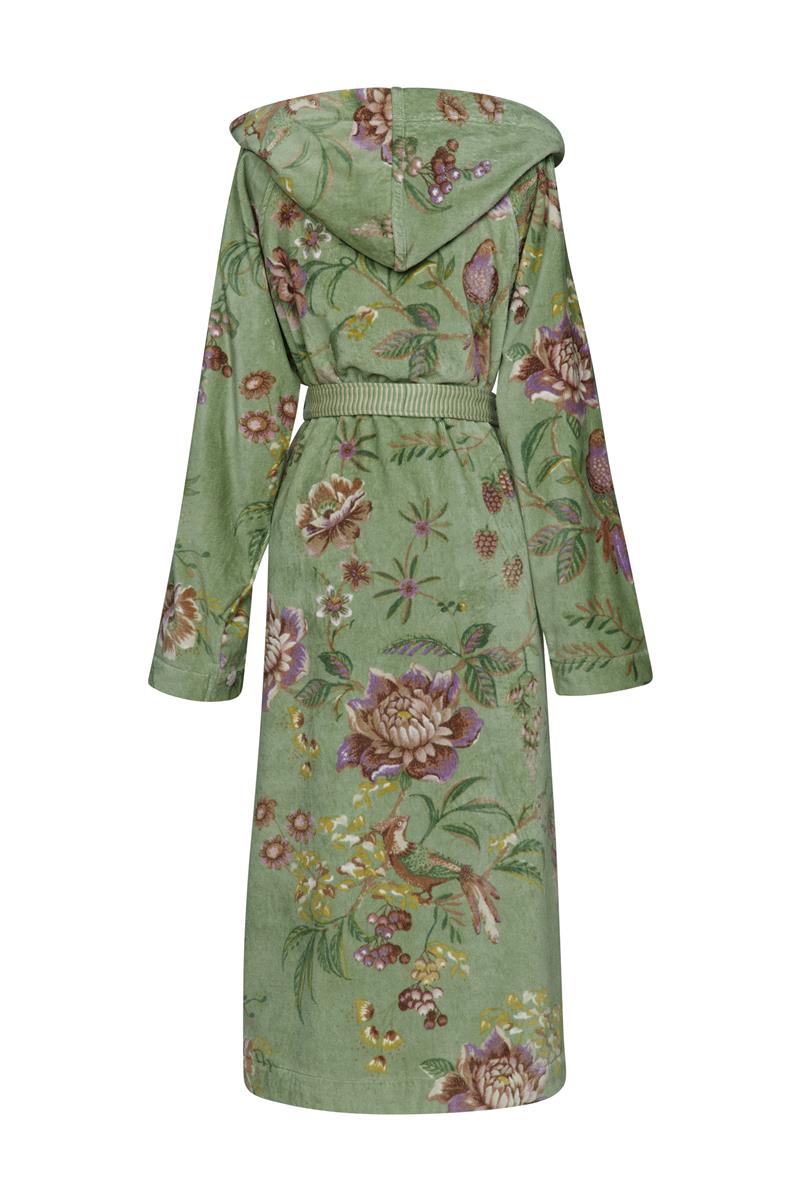 Pip Studio Secret Garden Badjas - Groen - M