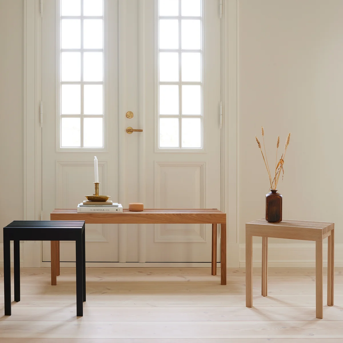 Form & Refine - Lightweight Bank, Eiche natur