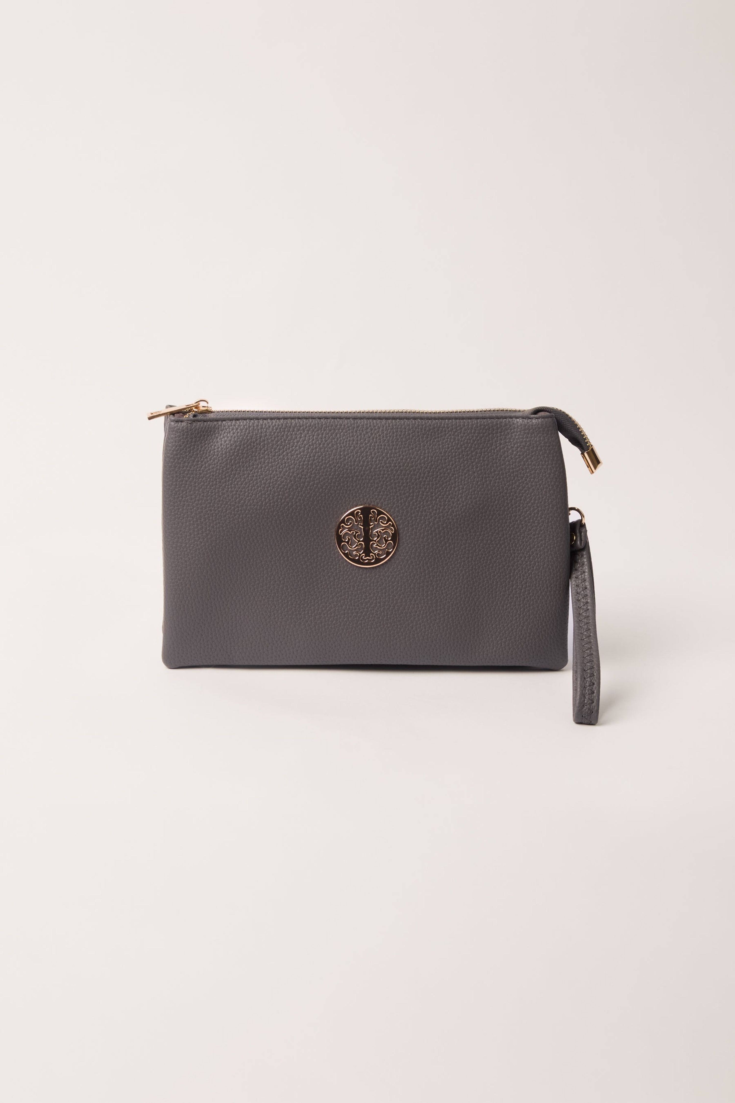 Blue Vanilla Clutch Pouch With Strap
