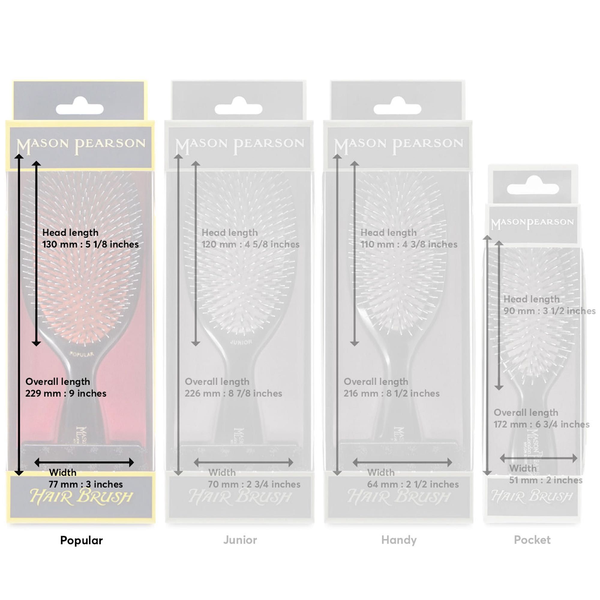 Mason Pearson Large Bristle & Nylon Hair Brush Pink