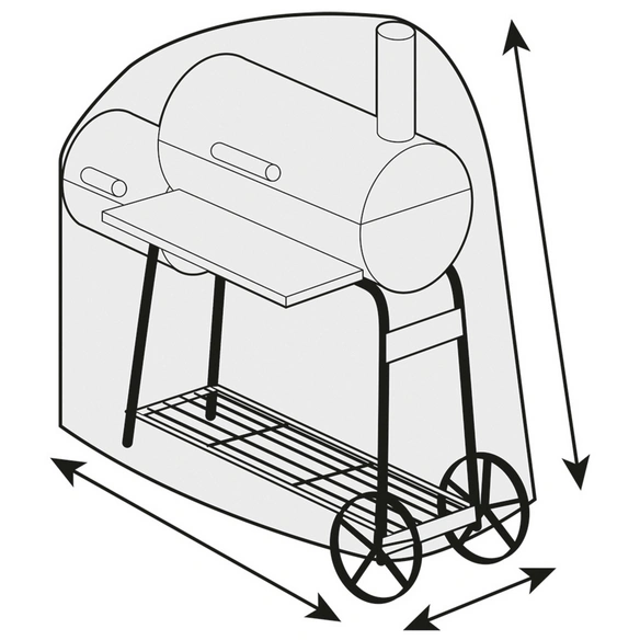 Abdeckhaubefür Grills, beige