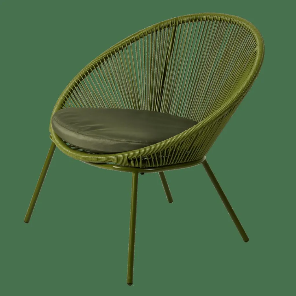 Fauteuils De Jardin^CASA PAPAYO Chaise Lounge Avec Coussin Vert
