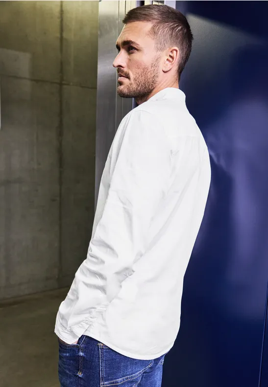 Popeline Stretch Hemd