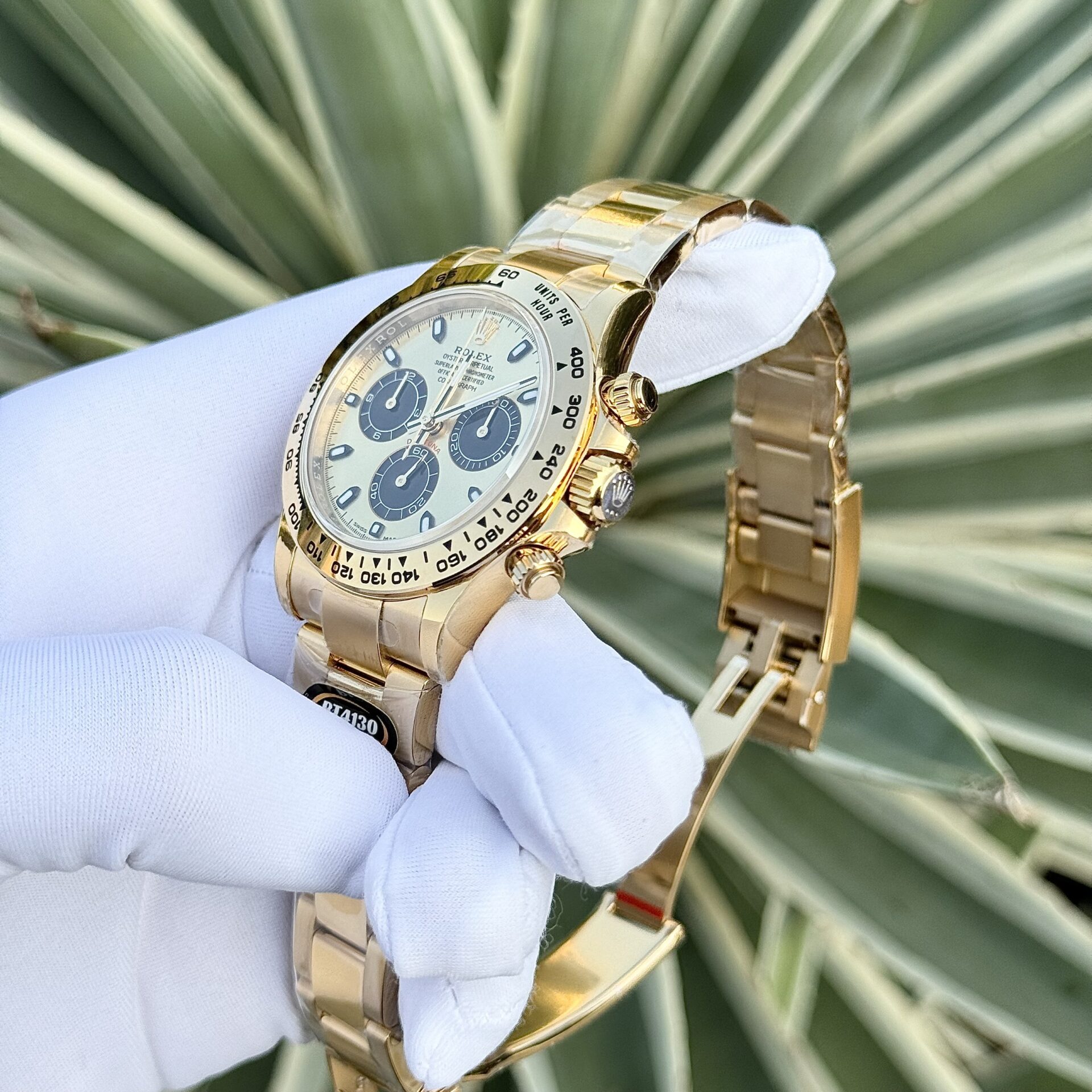 Rolex Daytona 116508 YG Plated Champagne Dial 40mm Oyster Super Clone