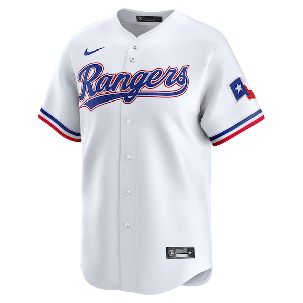 Texas Rangers Nike Home Limited Jersey - White