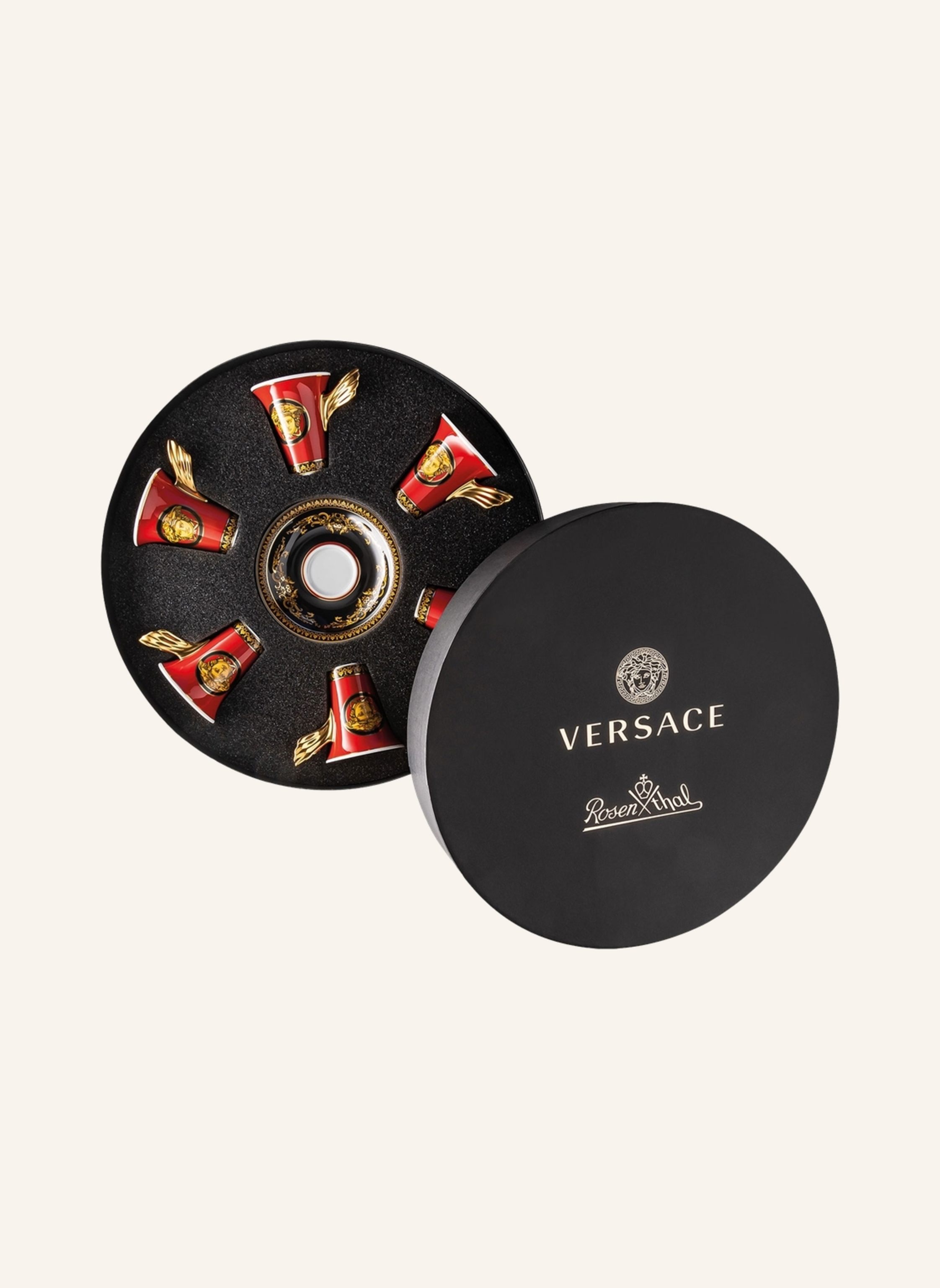 Rosenthal meets VERSACE Espresso-/Mokkatassen Set 6-tlg. MEDUSA