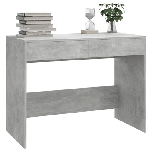 NNEVL Desk Concrete Grey 101x50x76.5 cm Engineered Wood