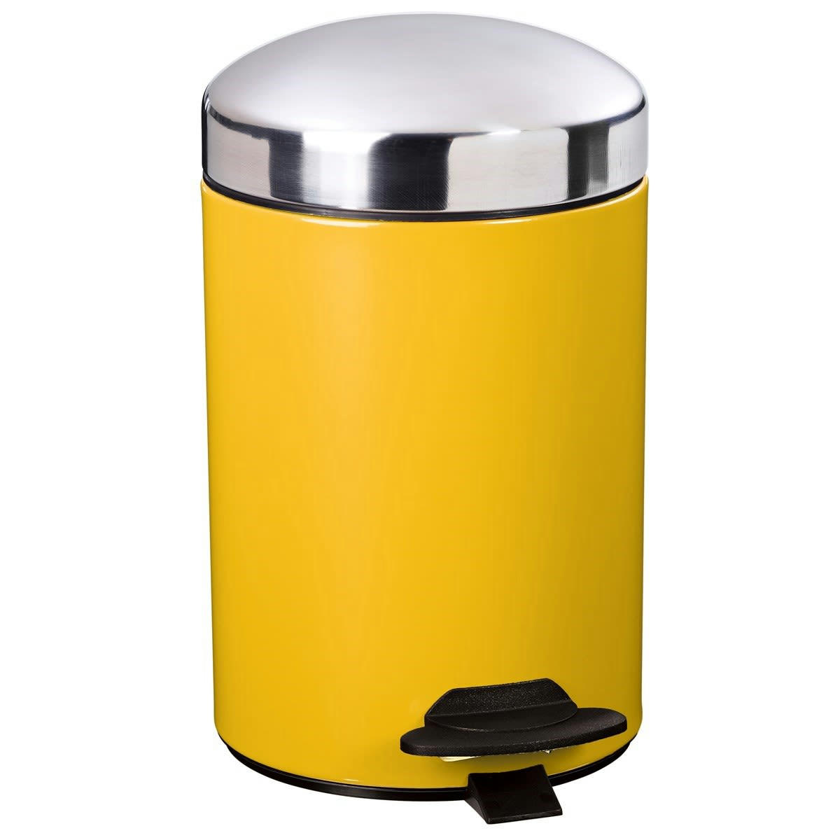 BONNY - Poubelle 3L en Métal Jaune moutarde