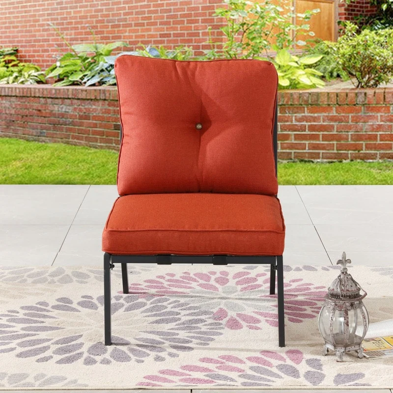 Patio Festival Outdoor Metal Armless Chair