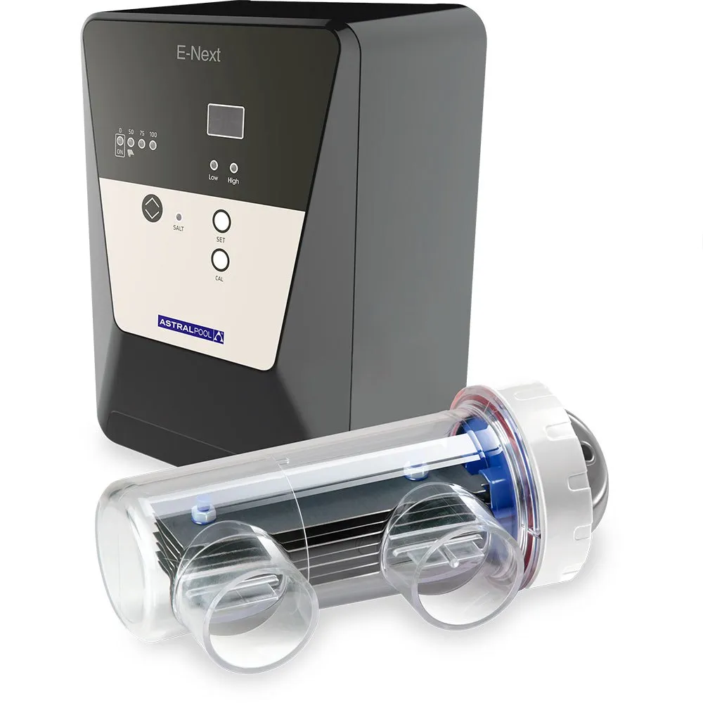 Astralpool E-NEXT 30 pH Up to 140m³ Salt Water Chlorinator System