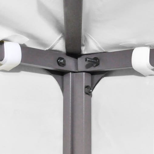 NNEVL 2-Tier Gazebo Top Cover 310 g/m&sup2; 3x3 m White