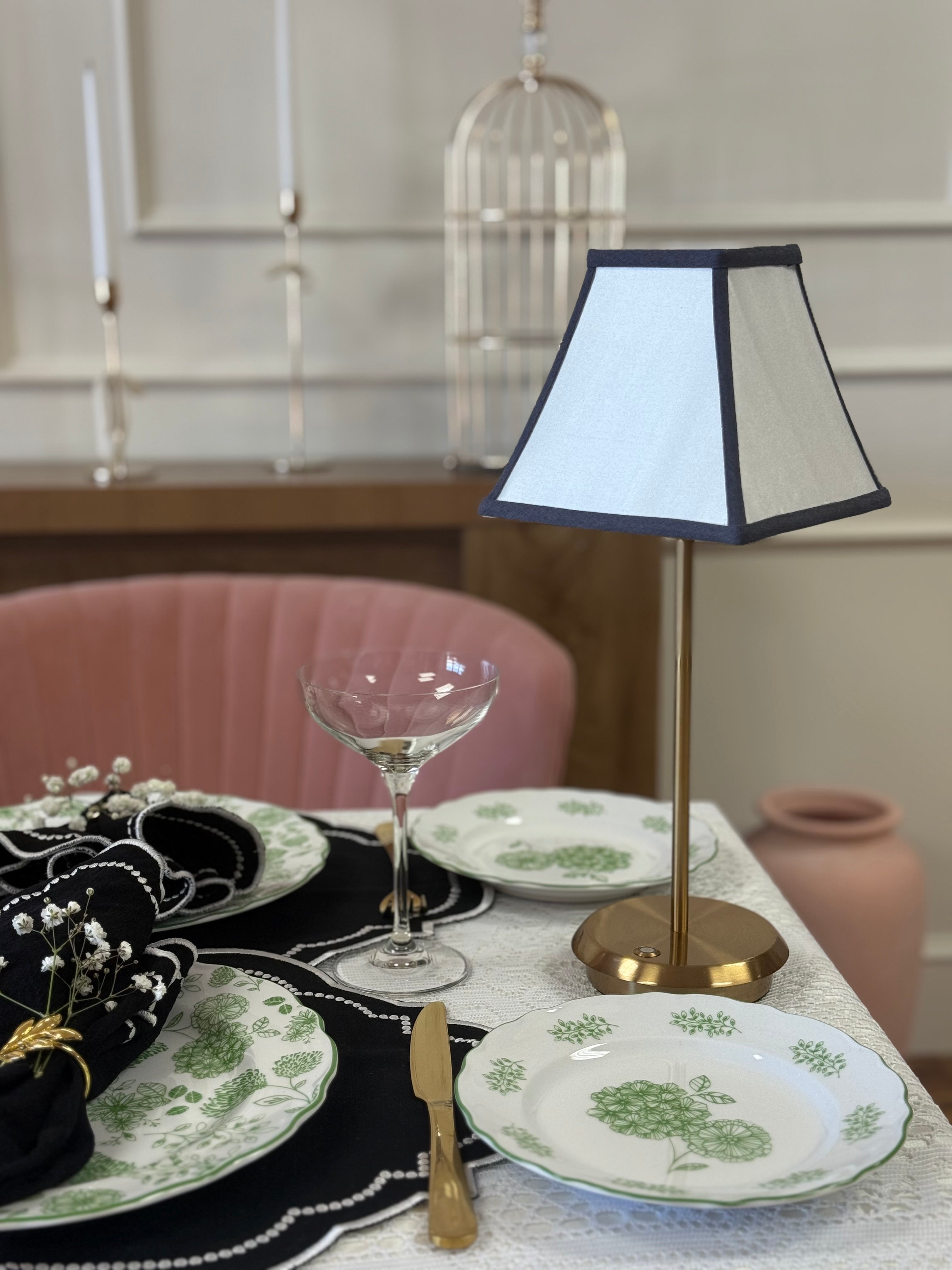 Noir & Pearl Lampshade